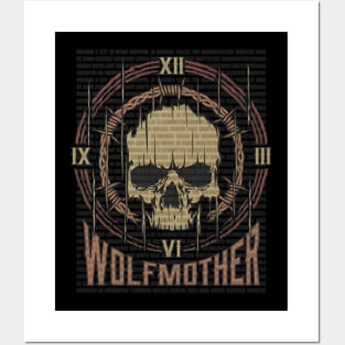 Wolfmother Vintage Skull Posters and Art